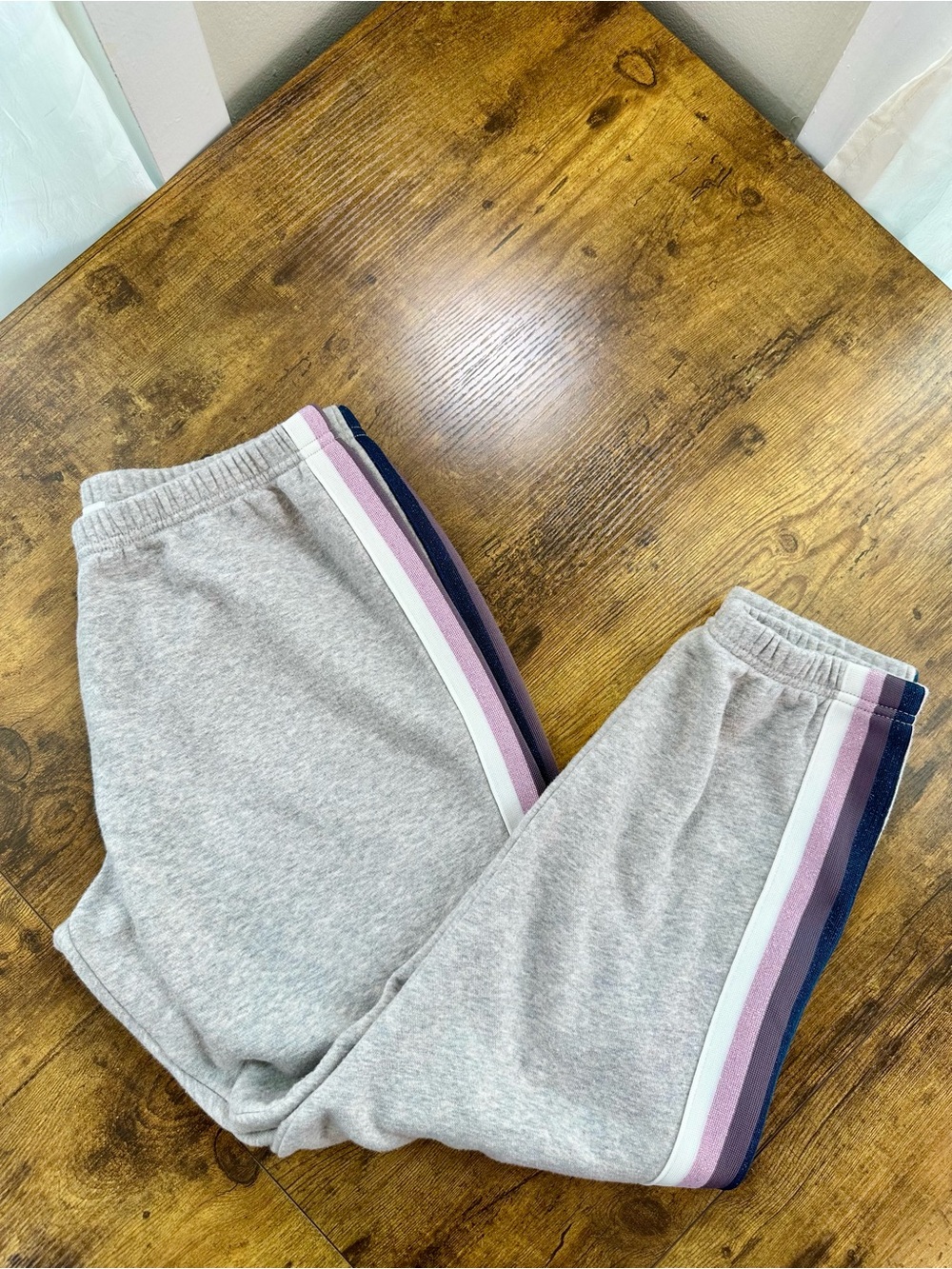 Spiritual Gangster Striped Perfect Sweatpants, Heather Gray, Medium - Picture 6 of 15